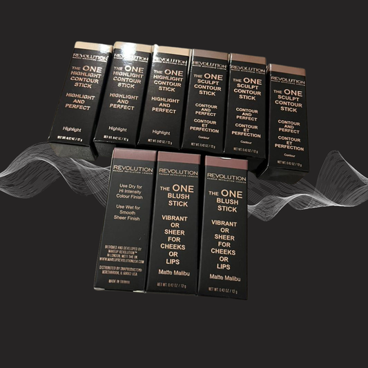 CONTORNO, ILUMINADOR Y BLUSH EN BARRA REVOLUTION